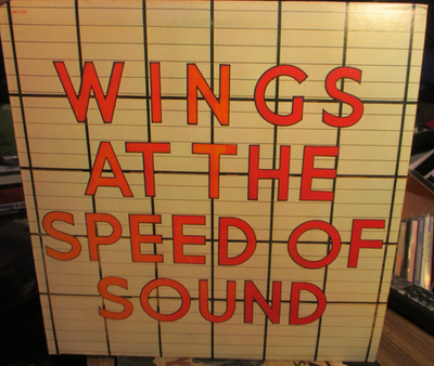 1976 PAUL McCARTNEY & WINGS At The Speed Of Sound US LP Capitol