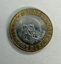 2016 UK £2 Two Pounds Coin William Shakespeare Tragedies Uncertified