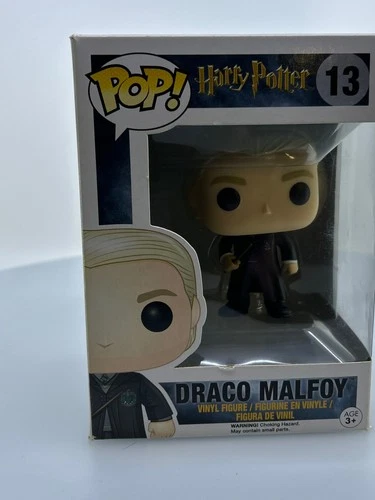 Funko POP! Harry Potter Draco Malfoy #13 Vinyl Figure DAMAGED BOX SEE PICS