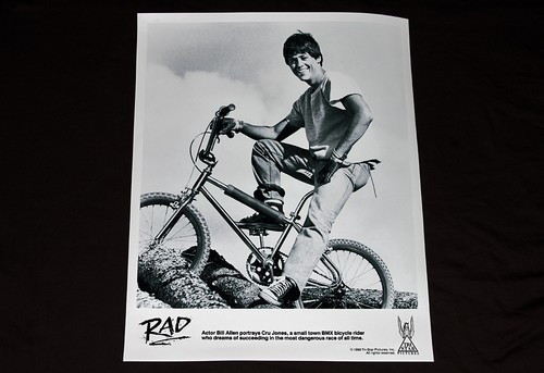 RAD 1986 Cru Jones on logpile BMX bike 