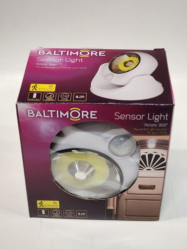BRAND NEW: BALTIMORE SENSOR LIGHT - ROTATION 360 DEGREES - SENSOR UP TO 3M - Picture 2 of 5