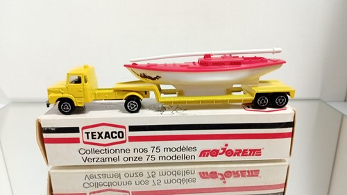 Majorette Promo Texaco Scania Sail Boat Transporter quasi come nuovo in scato... - Foto 2 di 7