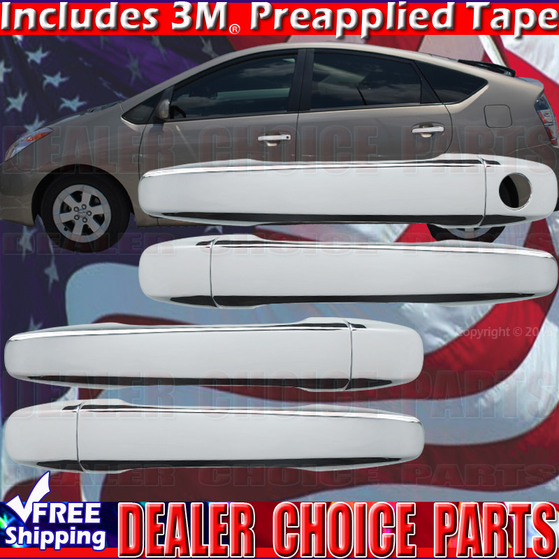 For 2010-2015 Toyota Prius 12-17 Prius V Chrome Door Handle COVERS