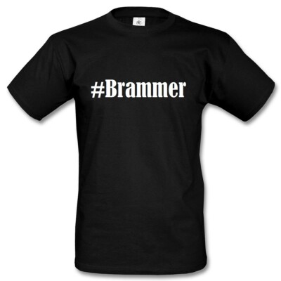 T-Shirt #Brammer Hashtag Raute für Damen Herren und Kinder