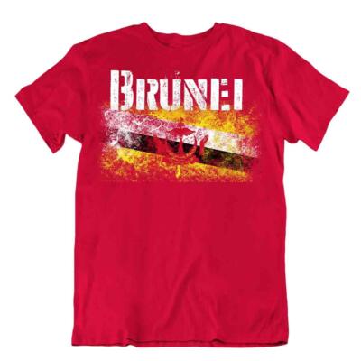 Brunei flag Tshirt T-shirt Tee top city map royalty God's guidance best SOUVENIR