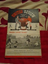 MANCHESTER UNITED v Fulham 1949/1950 - Football Programme 29/4/1950 (3)