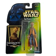 Kenner Star Wars Saelt-Marae Yak Face W/ Battle Staff Power Of The Force POTF