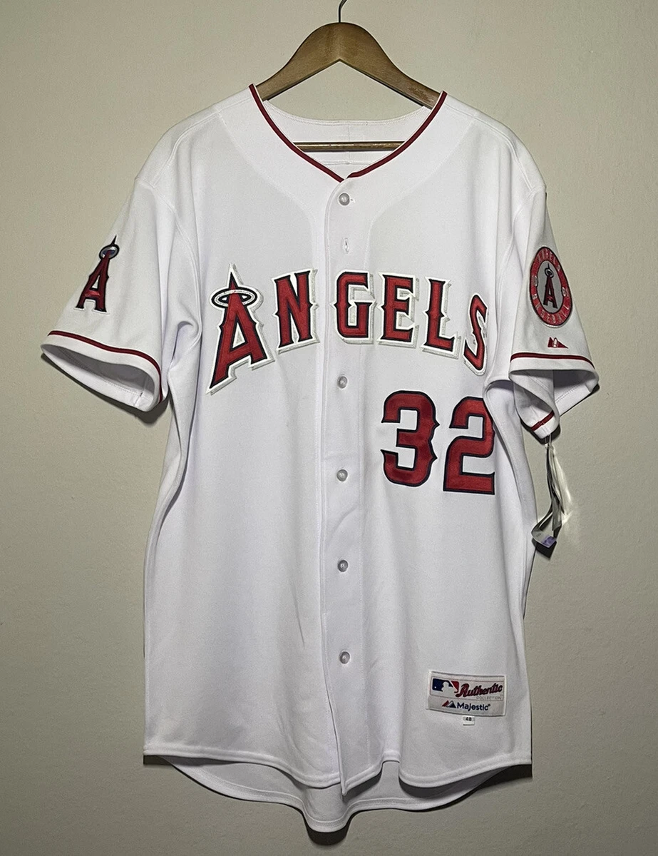 Majestic Authentic Los Angeles Angels Josh Hamilton 32 Jersey Men 48 XL  $260 NWT