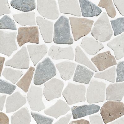Sea Sand Random Mosaic Wall & Floor Tile ($10.62/SqFt)