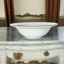 Homer Laughlin DIPLOMAT White Gold Bone China Restaurant Ware Rimmed Cereal Bowl