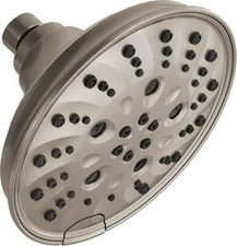 Delta H2Okinetic Raincan Shower Head 5S Lumicoat Stainless-Certified Refurbished