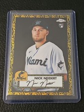 2021 Topps Chrome Platinum Anniversary Black Gold Refractor Nick Neidert RC 7/10