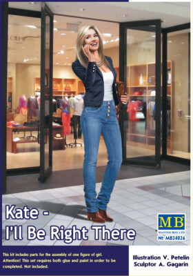 MW22 MASTERBOX 24026 DANGEROUS CURVES SERIES, KATE   I LL BE RIGHT THERE FIGURE