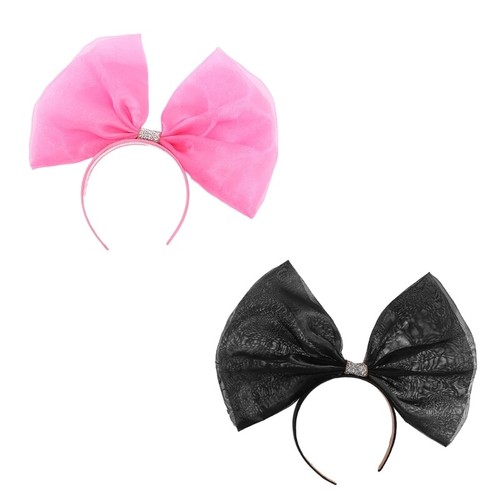Girls Tulle Princess Hair Bands Pink Bow for Princess Photo Studios Photo Props
