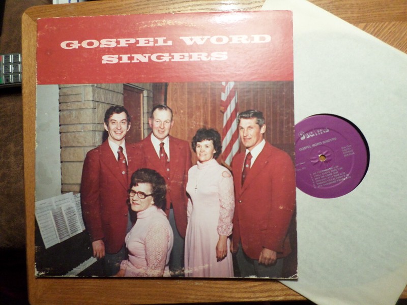 PSALMS/CUCA LP RECORD/GOSPEL WORD SINGERS/ SELF TITLED/VG+ VINYL XIAN