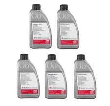 5x LiTer KIT FEBI (PDK) DCTF DUAL CLUTCH Transmission Oil Fluids ATF For PORSCHE