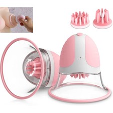 Vibrador Lección de Pezón de Pecho Masajeador Giratorio Punto G Vibrador Mujeres Lubricante