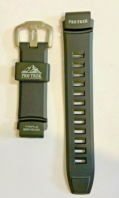 Casio Cinturino Prw-2000 Prg-200 gomma Nera Pro Trek triplo Sensore Fascia  | Acquisti Online su eBay