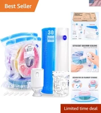 Pro 3D Filament Storage Kit: 30 Bags, Electric Pump & Reusable Desiccants