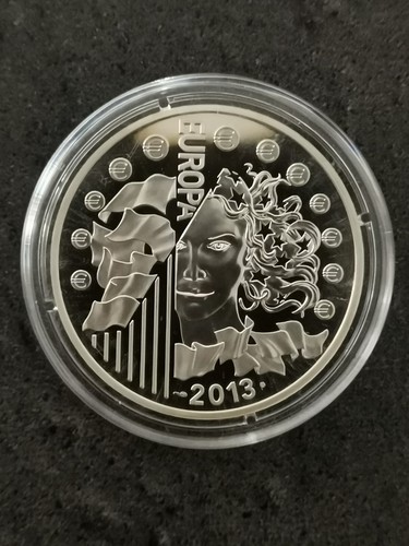 10 EURO BE ARGENT 2013 TRAITE DE L'ELYSEE 3277 EX. PROOF SILVER - Picture 2 of 3