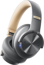 B8 Bluetooth Headphones 120H Playtime 3 EQ Modes Low Latency Over Ear Ashen Gold