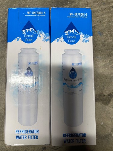 Denali Pure Refrigerator Water Filter WF-UKF8001-S BRAND NEW SEALED - 2 PACK