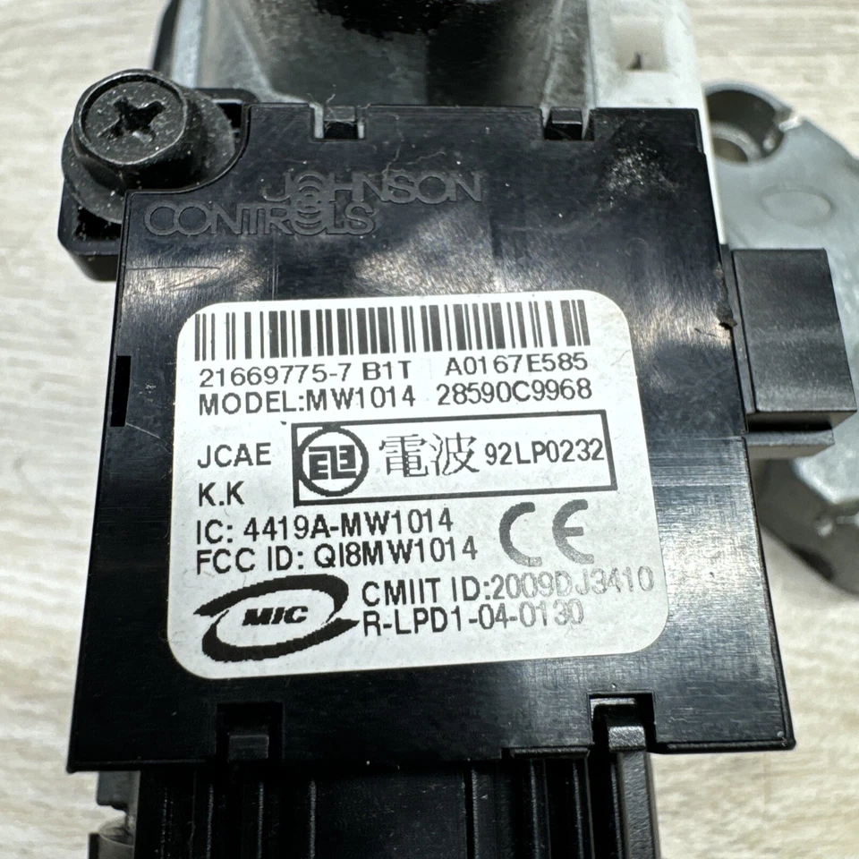 Nissan Sentra 2007-2010 2,0 L interruptor de encendido cilindro de bloqueo sin llave 28590C9968 OEM Foto 4 de 4