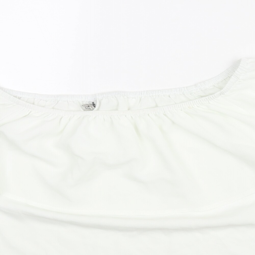 Stradivarius Womens White Polyester Basic Blouse … - image 3