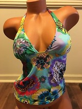 NWOT Victoria's Secret Swimsuit Tankini Size S Multi-Color Floral