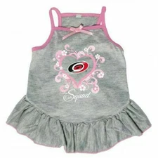 CAROLINA HURRICANES DOG CAT PET TOO CUTE SQUAD JERSEY TEE DRESS CHEERLEADER PINK