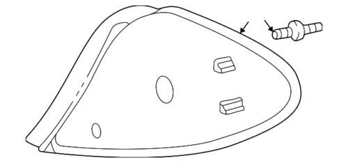 Conjunto de lámpara trasera para Ford (N/P 5F1Z-13405-A)