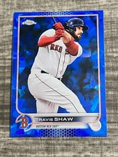 2022 Topps Chrome Sapphire Edition Travis Shaw #88 Boston Red Sox