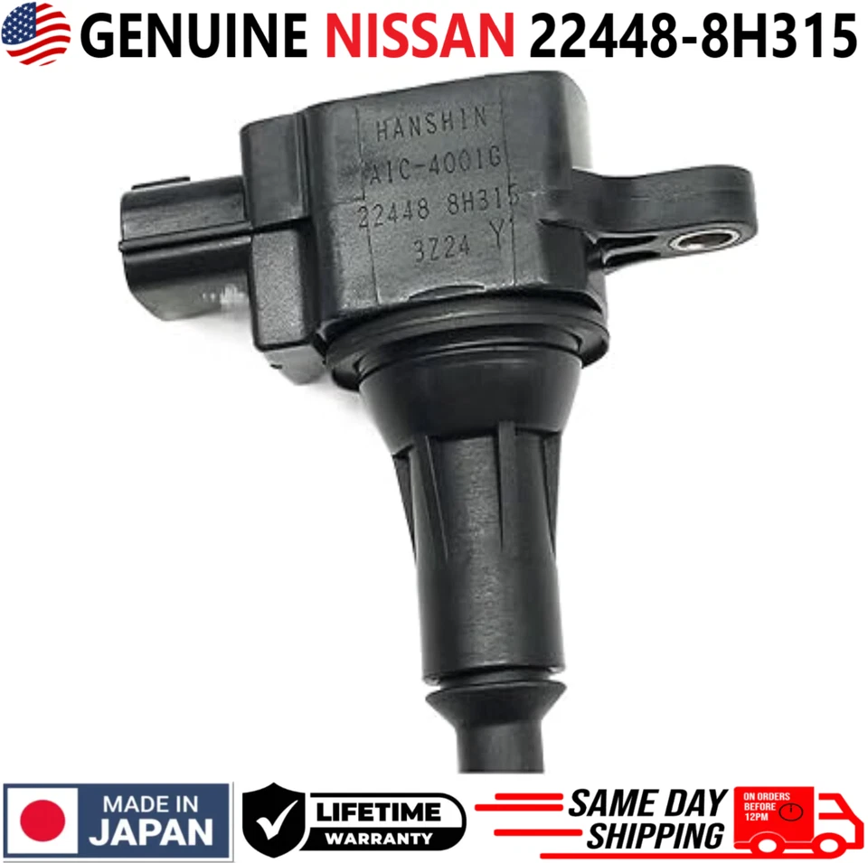 NEW GENUINE x1 Ignition Coil For 2002-2013 Nissan Altima Sentra X-Trail 2.5L I4 - Image 2 of 4