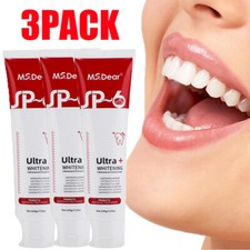 3PCS SP-6 Probiotic Ultra Whitening Toothpaste for Teeth Whitening, Fresh Breath