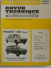 Revue technique Peugeot 204