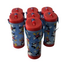 Lot Of 7 Disney Mickey Mouse 16 Oz Sippy Cups