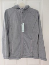 Grey Weird Fish Zip Up Hooded Jacket Size 10. Bnwt