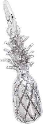 10K or 14K Gold Detailed Pineapple Charm by Rembrandt