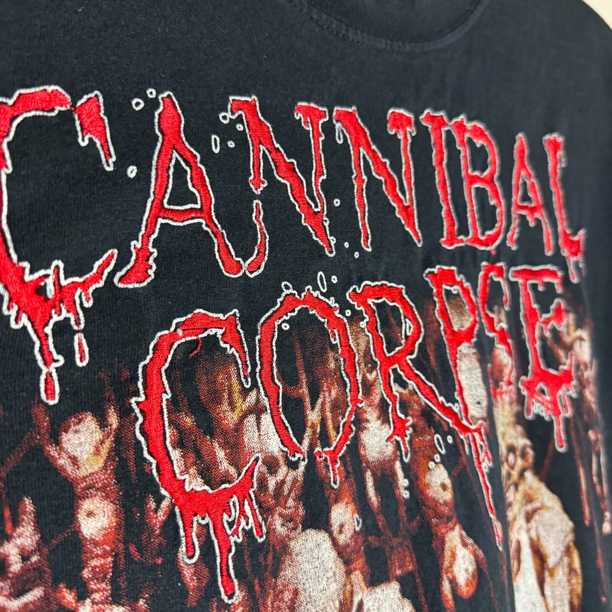 VTG Cannibal Corpse Butchered at Birth Tour Band sz M Rock and