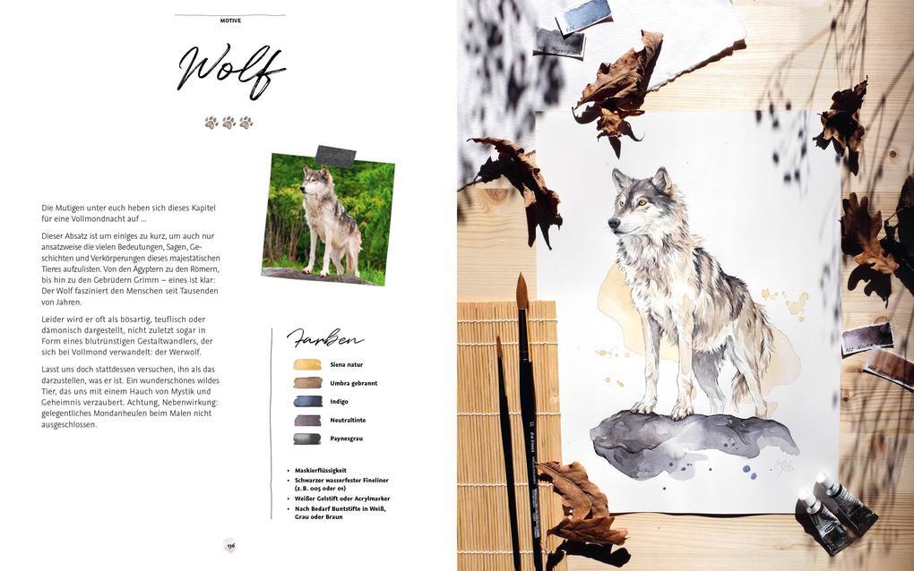 Thumbnail - Die Kunst Der Aquarellmalerei - Tiere: Alle Watercolor-grundlagen,