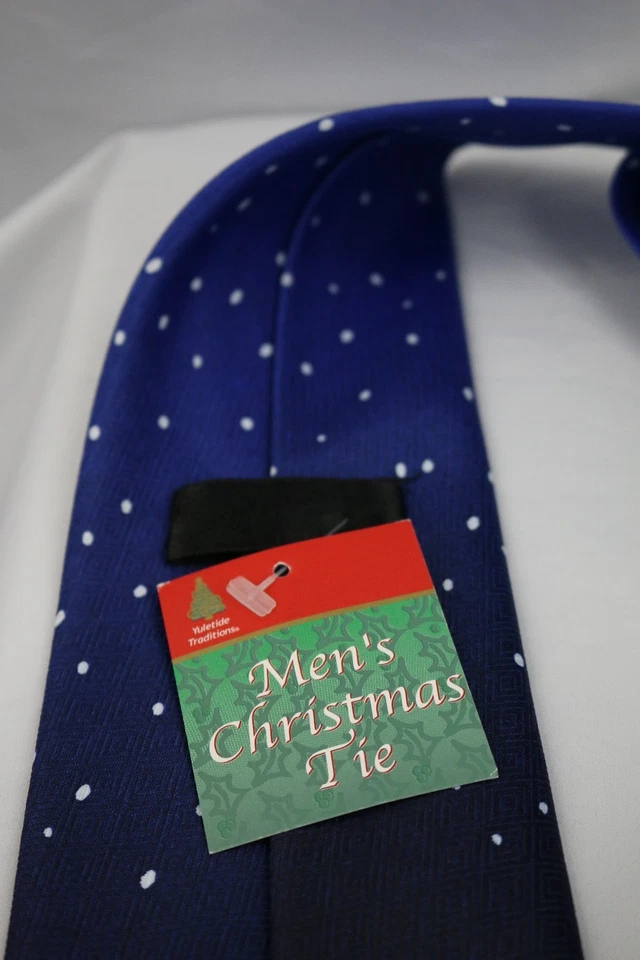 NUEVA Corbata para Hombre Feliz Navidad Yuletide Traditions  Foto 4 de 4