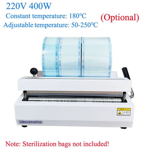 220V 400W bolsa de esterilización máquina de sellado embalaje sellador dental - Imagen 3 de 7