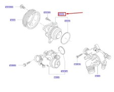 Pompe à eau Nissan QASHQAI