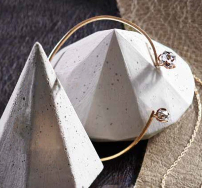 Herkimer Quartz Diamond Brass Cuff Bracelet | Roost for Aureus + Argent