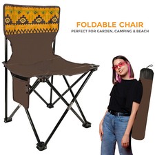 Folding Camping Chairs Lightweight Outdoor Patio Garden Beach Chair Fishing Seat