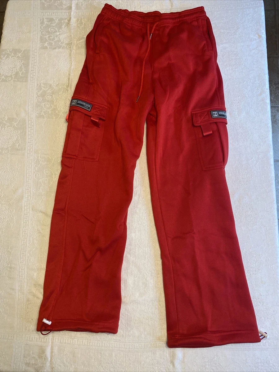 Dream usa men's store fleece cargo sweatpants heavyweight
