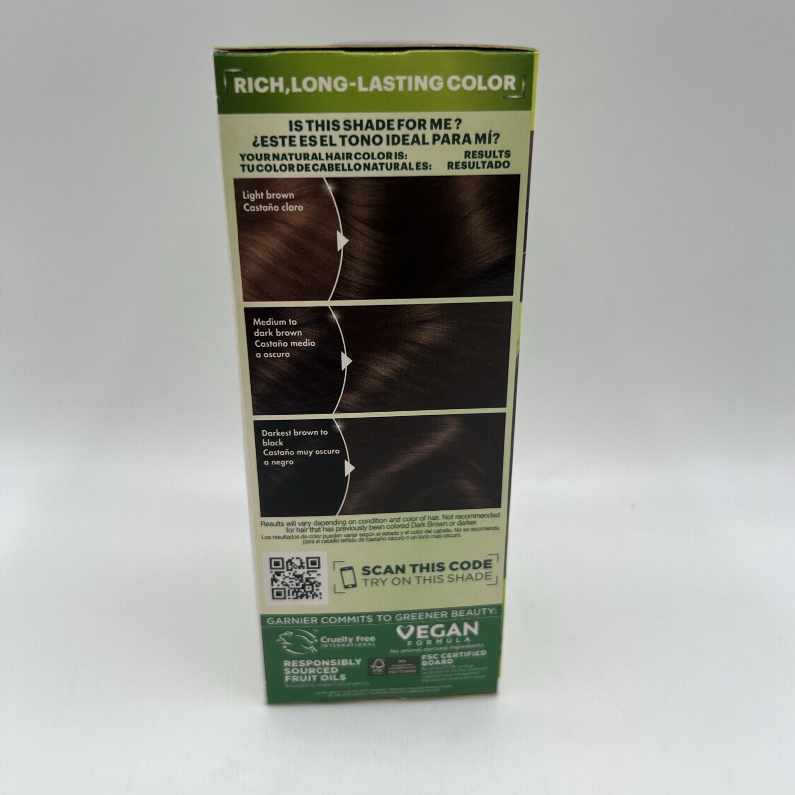 Garnier Nutrisse Hair Color #43 Dark Golden Brown Permanent 2 Pack