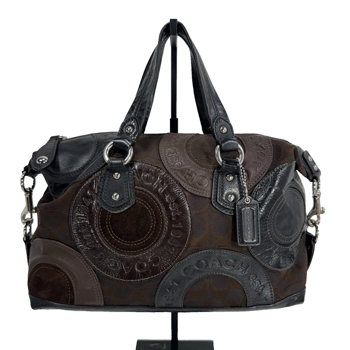 Coach Ashley Satchel/Top Handle Bag Black Bags & Handbags for