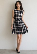 Marc By Marc Jacobs Abstract Print Fit And Flare Dress Size 0