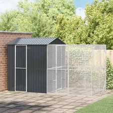 Image of Bird Cage Anthracite 418 x 210 x 247 cm Galvanised Steel vidaXL